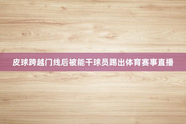 皮球跨越门线后被能干球员踢出体育赛事直播