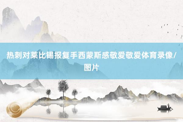 热刺对莱比锡报复手西蒙斯感敬爱敬爱体育录像/图片