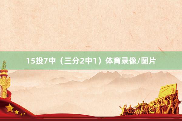 15投7中（三分2中1）体育录像/图片