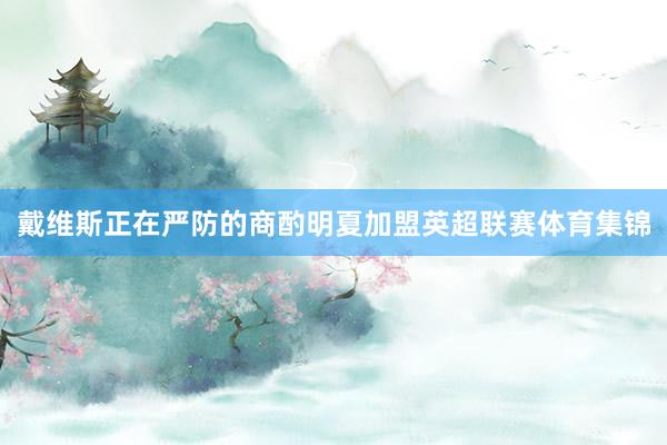 戴维斯正在严防的商酌明夏加盟英超联赛体育集锦