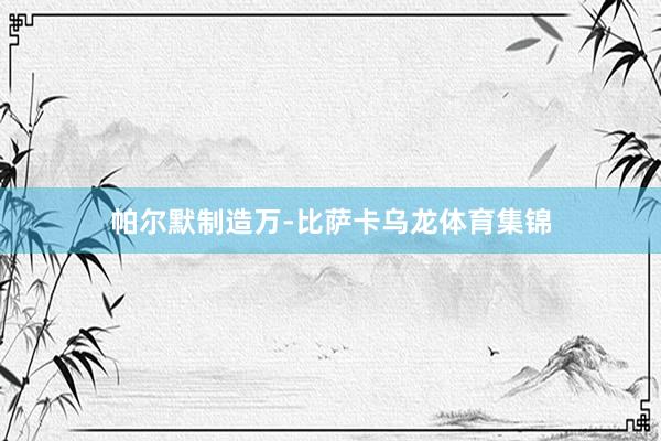 帕尔默制造万-比萨卡乌龙体育集锦